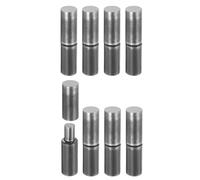 sourcing map 8Pcs Weldable Barrel Hinges, 3 1/2" x 3/4" Carbon Steel Heavy Duty Detachable Weld on Door Hinges for Metal Gate Swing Door Trailer Ramp