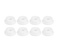 sourcing map 8Pcs White Plug Holes, Waterproof Rubber Button Plug for 28.5mm / 1.12" Hole