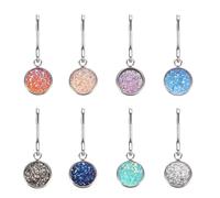 sourcing map 8Pcs Zipper Pulls Charm, Zipper Pull Replacement Repair Zip Head Handle for Luggage Clothing Jackets Backpacks Boots (Multicolor)