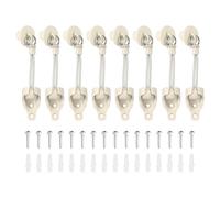 sourcing map 8Set Bungee Kit, Universal Sun Shade Replacement Parts, Bungee Tie Downs, Bungee Receiver Brackets, Pull Ring End Cap for Exterior Outdoor/Indoor Roller Shade Blinds, Beige