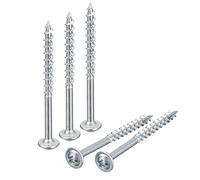 sourcing map #8x2" Pocket Hole Screws, 50pcs Phillips Drive Self Tapping Wood Screws with Zinc Plated for Woodworking