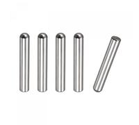 sourcing map 8x55mm Dowel Pins, 5pcs 304 Stainless Steel Round Head Flat Chamfered End Dowel Pin Bunk Bed Pins Shelf Pegs Support Shelves Fasten Elements