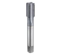 sourcing map 9/16"-40 UNS Thread Tap 6542 Cobalt High-Speed Steel TiCN Coated Plug Tap Right Hand Flat Head 4 Straight Flutes Screw Threading Hand Tap