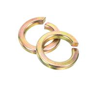 sourcing map 9/16" Split Lock Washer, 10Pcs Carbon Steel Spring Lock Washers Metal Split Ring Washer for Screw Bolts Machinery Zinc Plated