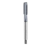 sourcing map 9/32"-40 UNS Thread Tap 6542 Cobalt High-Speed Steel TiCN Coated Plug Tap Right Hand Flat Head 3 Straight Flutes Screw Threading Hand Tap