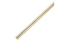 sourcing map 9.5mm x 305mm Brass Round Rod, Metal Solid Shaft Rods Lathe Bar Stock for DIY Crafts Model Car Helicopter Airplane