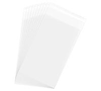 sourcing map 9.8"x 5.1" Acid-Free Picture Sleeve, 120 Pack Crystal Clear Photo Sleeves Storage Bags Transparent Sealing Bag for 5.1"x 8.3" Art Prints, Pictures, Photos, Frame Mats Mattes
