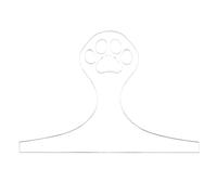 sourcing map 9.8" x 7.9" Charcuterie Board Template Acrylic Handle Router Template Woodworking Router Template Cut Guide Tools for Kitchen Clear