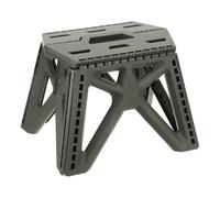 sourcing map 9" Folding Step Stool for Adults 275 lbs Capacity Non-Slip Step Stool with Handle Collapsible Foot Stools, Grey Small Stepping Stool for Bathroom, Bedroom, Kitchen