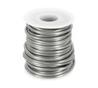 sourcing map 9 Gauge Aluminum Craft Wire 3.0mm 33ft Flexible Bendable Anodized Metal Jewelry Sculpting Wire for Jewelry Making Modelling Craft DIY, Silver Tone