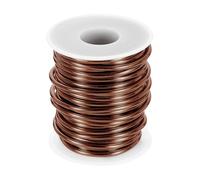 sourcing map 9 Gauge Aluminum Craft Wire 3.0mm 33ft Flexible Bendable Anodized Metal Jewelry Sculpting Wire for Jewelry Making Modelling Craft DIY, Bronze