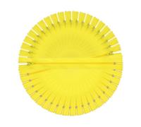 sourcing map 9 Inch Nylon Coil Zippers, #3 Light Yellow Pants Separating Sewing Zippers Bulk Replacement for Bags, Garments, Pouches, Tailor Sewing Craft Accessories, Pack of 22