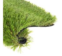 sourcing map 9 Pcs Artificial Grass Turf Mat, 30cm x 30cm x 4mm Realistic Fake Grass Rug Carpet for Outdoor Garden Lawn Landscape Decoration Patio Rug
