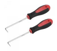 sourcing map 90 Degree Pick Hook 6.1" Puller Remover Removal Tool for Oil Seal/O-Rings, Gasket, Hose 2Pcs