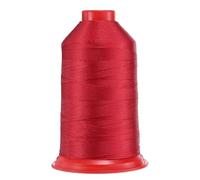 sourcing map 962 Yards Bonded Nylon Sewing Thread Size 630D/3 Sewing-Heavy Duty Nylon Upholstery Thread Outdoor Thread for Leather Jeans and Weaving Craft Machine DIY Red