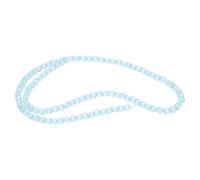sourcing map 98pcs Pale Blue Cat's Eye Stone Beads 4mm Round Smooth Gemstone Crystal Loose Bead for Jewelry Making Bracelets Necklace Earrings DIY
