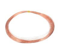 sourcing map 99.9% Solid Bare Copper Wire, Soft Pure Copper Crafting Wire 118 Feet 32 Gauge (0.2mm) for Crafts Jewelry Making Electroculture Gardening (36m)