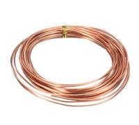 sourcing map 99.99% 14 Gauge 1.6mm Pure Copper Wire 10m/33 ft Soft Craft Copper Wire Tarnish Resistant Jewelry Wire for Jewelry Making Beading DIY Crafts Supplies, Copper
