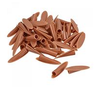 sourcing map 9mm Plastic Pocket Hole Plugs,Wood Plugs for Pocket Hole Jig Working Tool Accessories,Brown Pack of 50