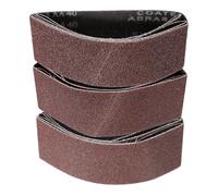 sourcing map 9pcs 2.5 x 16" Sanding Belts 3pcs Each of 40/60/80 Grit Aluminium Oxide Flush Joint Belt Sander Paper for Metal Woodworking Automotive Repair