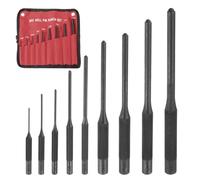 sourcing map 9pcs Drive Pin Punch Set 1/16" 5/64" 3/32" 1/8" 5/32" 3/16" 7/32" 1/4" 5/16" Non-marring Drive Pin Punch Cylindrical Alignment Punches with Knurled Grip