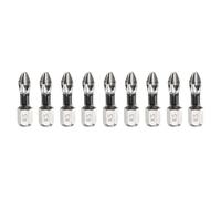 sourcing map 9pcs Impact Phillips Screwdriver Bit PH2 (#2) Anti Slip Tip 1/4" Hex Shank 1" (25mm) Long Magnetic Cross Screw Driver Industrial Power Drill Bits for Remove Fastening Screws