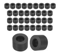 sourcing map 9Pcs Rubber Spacers, 50mm OD, 12mm ID, 20mm Thick Black Round Anti Vibration Rubber Pads Isolation Bushings Washer for Home Cars Boat(1.97" OD x 0.47" ID x 0.79" Thick)