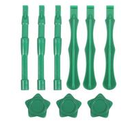 sourcing map 9pcs Universal Plastic Spudger Crowbar Pry Bar Opening Repair Tools for Cellphone Mobile Phone Tablet Laptop PC, Green