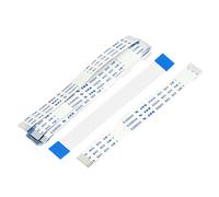 sourcing map A Type 1.0mm Pitch 10 Pin FPC FFC Flexible Flat Ribbon Cable Wire 100mm 10pcs