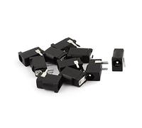 sourcing map A15012900ux0246 10 Piece 3 Pin PCB Mount 3.5x1.3 mm Female DC Power Jack Socket Connector