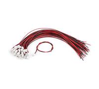 sourcing map a15112300ux0203 JST-XH 2.5mm 2-Terminal Female Connector Cable Wire 300mm Length (Pack of 43)