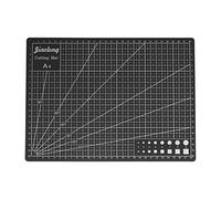 sourcing map A4 Self-Healing Cutting Mat 12"x9" Double-Sided Craft Cutting Board for DIY Art Work Sewing Cutting, Black