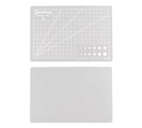 sourcing map A5 Self-Healing Cutting Mat 9"x6" Craft Cutting Board for DIY Art Work Sewing Cutting, Grey