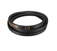 sourcing map A53 Drive V-Belts 53" Inner Length 13mm Width 8mm Thick JIS Standard A-Section Rubber Drive Transmission Belt