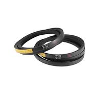 sourcing map A53 Drive V-Belts 53" Pitch Length 13mm Width 8mm Thick JIS Standard A-Section Rubber Drive Transmission Belt 2pcs