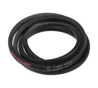 sourcing map A83 1/2 Classic Wrapped V-Belt, 85" Outside Circumference Wrapped Industrial Rubber V-Belt A Profile V-Belt for Industrial Machinery Equipment, Black