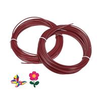 sourcing map ABS 3D Pen Printer Filament Refills, 2 Pcs Total 20 Meter 1.75mm Printing Filament for Most 3D Printing Pens, Brown