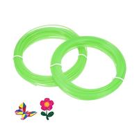 sourcing map ABS 3D Pen Printer Filament Refills, 2 Pcs Total 20 Meter 1.75mm Printing Filament for Most 3D Printing Pens, Clear Green
