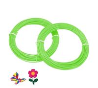 sourcing map ABS 3D Pen Printer Filament Refills, 2 Pcs Total 20 Meter 1.75mm Printing Filament for Most 3D Printing Pens, Green