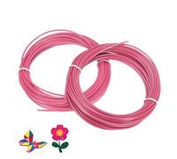 sourcing map ABS 3D Pen Printer Filament Refills, 2 Pcs Total 20 Meter 1.75mm Printing Filament for Most 3D Printing Pens, Pink