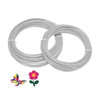 sourcing map ABS 3D Pen Printer Filament Refills, 2 Pcs Total 65.6 Feet 1.75mm Printing Filament for Most 3D Printing Pens, Grey