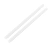 sourcing map ABS Plastic Rod Round Solid Bar 10 mm x 200mm White for DIY Model Material, Architectural Model Making, DIY Sand Table, Pack of 2
