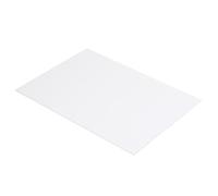 sourcing map ABS Plastic Sheet 10 Inch x 8 Inch x 0.02 Inch ABS Styrene Sheets for Building Model DIY Crafts Panel White 3 Pcs