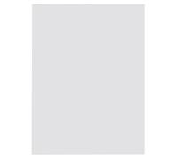sourcing map ABS Plastic Sheet 5mm/0.2" T 203x305mm/8"x12" White