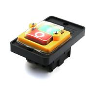 sourcing map AC 220V/380V 10A On/Off Latching Start Stop Power Push Button Switch