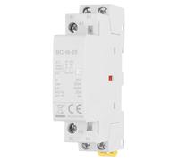 sourcing map AC Contactor 25A 2 Pole 2NC 230V Load and Lighting Circuit Control DIN Rail Mount