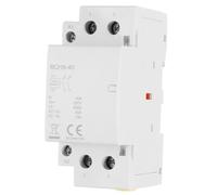 sourcing map AC Contactor 40A 2 Pole 2NO 230V Load and Lighting Circuit Control DIN Rail Mount