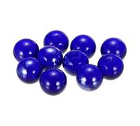sourcing map Acrylic Beads,10pcs Round Acrylic Gemstone Deep Blue 0.46lbs (0.98") Acrylic Marbles Pebbles for Vase Fillers Aquarium Decor DIY Craft
