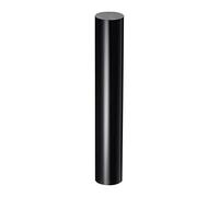 sourcing map Acrylic Clay Roller 6 Inch x 1 Inch Solid Non-Stick Plastic Round Tube Roller Polymer Clay Rod Fondant Rolling Pin for Shaping, Sculpting, Modeling DIY Crafts, Black