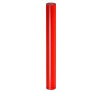 sourcing map Acrylic Clay Roller 9 Inch x 1 Inch Solid Non-Stick Plastic Round Tube Roller Polymer Clay Rod Fondant Rolling Pin for Shaping, Sculpting, Modeling DIY Crafts, Red